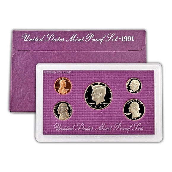 1991 United States Mint Proof Coin Set